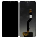 LCD with Touch Screen for Lava Z2 - Black (display glass combo folder)