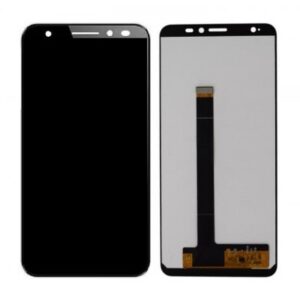 Display for Lava Z61 - Black (display glass combo folder)