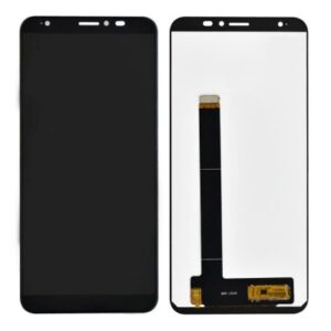 LCD with Touch Screen for Lava Z91 - White (display glass combo folder)