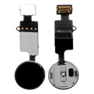 Home Button Complete for Apple iPhone 8 Plus  Black - Outer Plastic with Inner Flex
