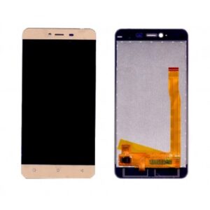 LCD with Touch Screen for Gionee P7 - Gold (display glass combo folder)