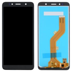 LCD with Touch Screen for Itel A36 - Black (display glass combo folder)