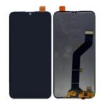 LCD with Touch Screen for Itel A48 - Black (display glass combo folder)