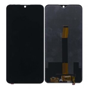 LCD with Touch Screen for Lava Z93 - Black (display glass combo folder)