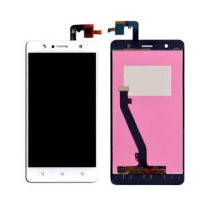 LCD with Touch Screen for Lenovo K8 Plus - White (display glass combo folder)