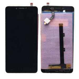 LCD with Touch Screen for Micromax Bharat 5 - Black (display glass combo folder)
