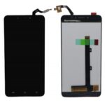 LCD with Touch Screen for Micromax Bharat 5 Pro - Black (display glass combo folder)