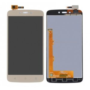 LCD with Touch Screen for Motorola Moto C - Gold (display glass combo folder)