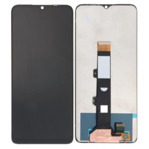 LCD with Touch Screen for Motorola Moto E22 - Black (display glass combo folder)