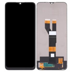 LCD with Touch Screen for Realme Narzo 50i - Black (display glass combo folder)