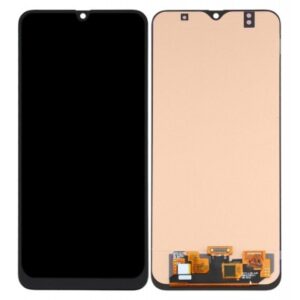 LCD with Touch Screen for Samsung Galaxy M30s - Black (display glass combo folder) | OLED