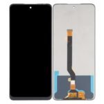 LCD with Touch Screen for Tecno Camon 18 - Black (display glass combo folder)