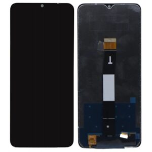 Display for Xiaomi Poco C55 - Black (display glass combo folder)