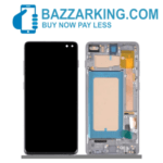 LCD with Touch Screen for Samsung Galaxy S10 Plus - Black (display glass combo folder) With frame | INCELL