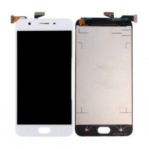 LCD with Touch Screen for Oppo A57 - White (display glass combo folder)
