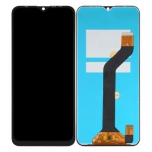 LCD with Touch Screen for Tecno Spark 7 (KF6)- Black (display glass combo folder)