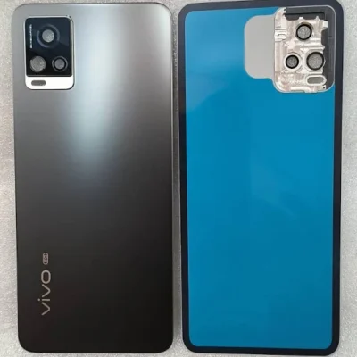 Back Panel Cover for Vivo V20 Pro (With Camera Lens) - Black