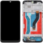 LCD with Touch Screen for Samsung Galaxy A10s - Black (display glass combo folder) (With frame)  INCEEL