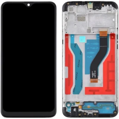 LCD with Touch Screen for Samsung Galaxy A10s - Black (display glass combo folder) (With frame)  INCEEL
