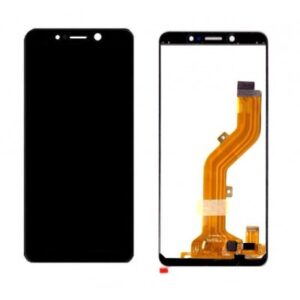 LCD with Touch Screen for Itel A44 - Black (display glass combo folder)