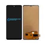 LCD with Touch Screen for Samsung Galaxy M31s - Black (display glass combo folder)