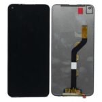 LCD with Touch Screen for Tecno Camon 15 - Black (display glass combo folder)
