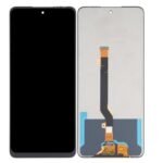 LCD with Touch Screen for Tecno Camon 17 - Black (display glass combo folder)
