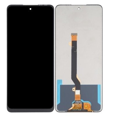 lcd with touch screen for tecno camon 17 black by Bazzarking