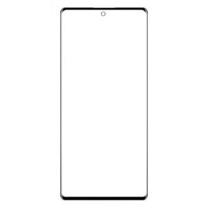 Front Glass for Vivo X80 Pro 5G - Black