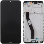 LCD with Touch Screen for Xiaomi Redmi 8A - Black (display glass combo folder) (With Frame) TFT