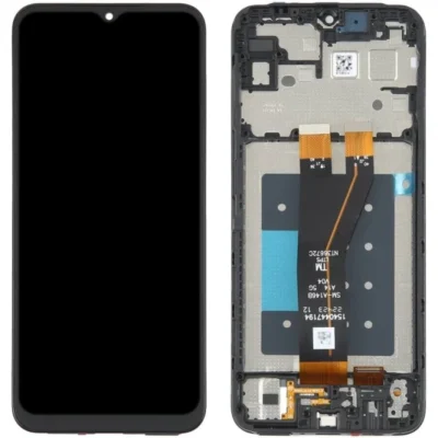 LCD with Touch Screen for Samsung Galaxy A14 5G - Black (display glass combo folder) (With Frame)