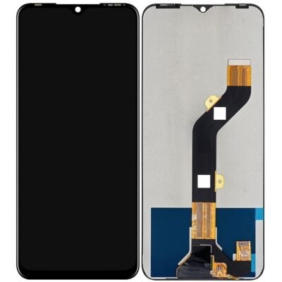 LCD with Touch Screen for Tecno Pop 6 Pro - Black (display glass combo folder)