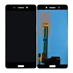 LCD with Touch Screen for Nokia 6 - Black (display glass combo folder)