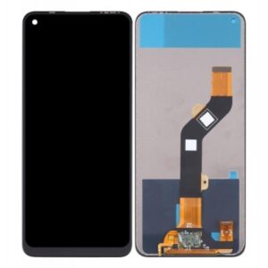 Display for Tecno Spark 7 Pro - Black (display glass combo folder)