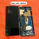 LCD with Touch Screen for Samsung Galaxy S20 Plus - Black (display glass combo folder) | OLED | WITH FRAME | FINGER WORKING