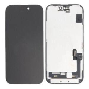 LCD with Touch Screen for Apple iPhone 15 - Black (display glass combo folder) GX