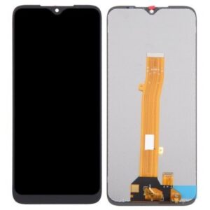 LCD with Touch Screen for Nokia C12 - Black (display glass combo folder)