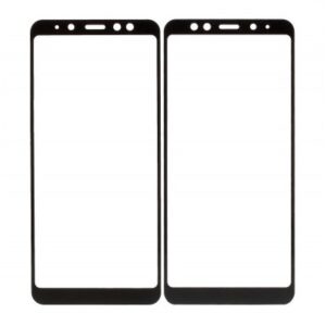 Front Glass for Samsung Galaxy A8 Plus 2018 - Black