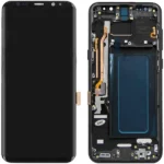 LCD with Touch Screen for Samsung Galaxy S8 Plus - Black (display glass combo folder) OLED With Frame