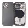 full body housing for apple iphone 12 pro black Bazzarking