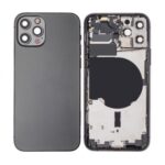 Full Body Housing for Apple iPhone 12 Pro - Black (With Spare)