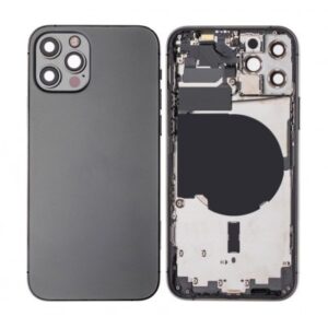 Full Body Housing for Apple iPhone 12 Pro - Black (With Spare)