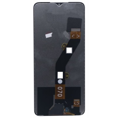 lcd with touch screen for itel p55 5g black by Bazzarking