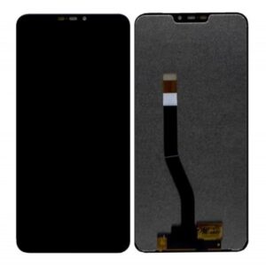 Display for Lava Z92 - Black (display glass combo folder)
