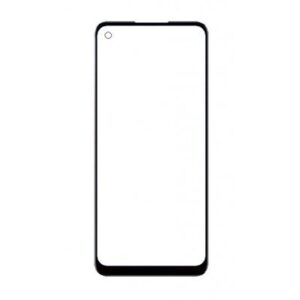 Front Glass for Oppo A53s - Black