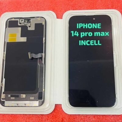 LCD with Touch Screen for Apple iPhone 14 Pro Max  - Black (display glass combo folder) | compatible