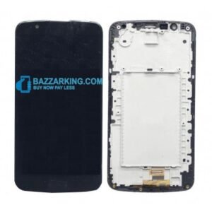 LCD with Touch Screen for LG K10 16GB - Black (display glass combo folder)