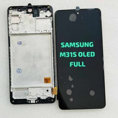 LCD with Touch Screen for Samsung Galaxy M31s - Black | High Quality Replacement Screen | OLED Full LCD