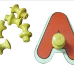 wooden Toys Plastic Knob for Puzzles Toys (Pack of 1000 pices) Yellow (Raw material)
