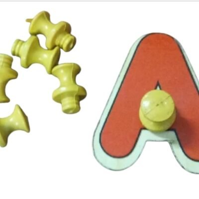 Plastic Knob for Puzzles Toys (Pack of 1000 pices) Yellow (Raw material)